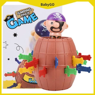 ● BabyGo Funny Jumping Pirate Barrel Game Toy Tricky Người lớn Kids Party