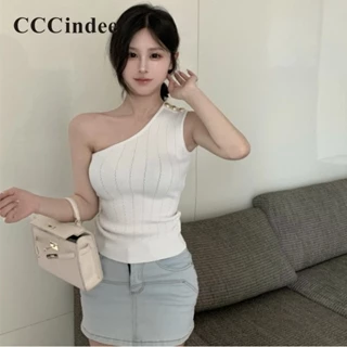 Áo Tank Top Ôm Dáng Màu Trơn Thời Trang 2023 Gợi Cảm Cho Nữ