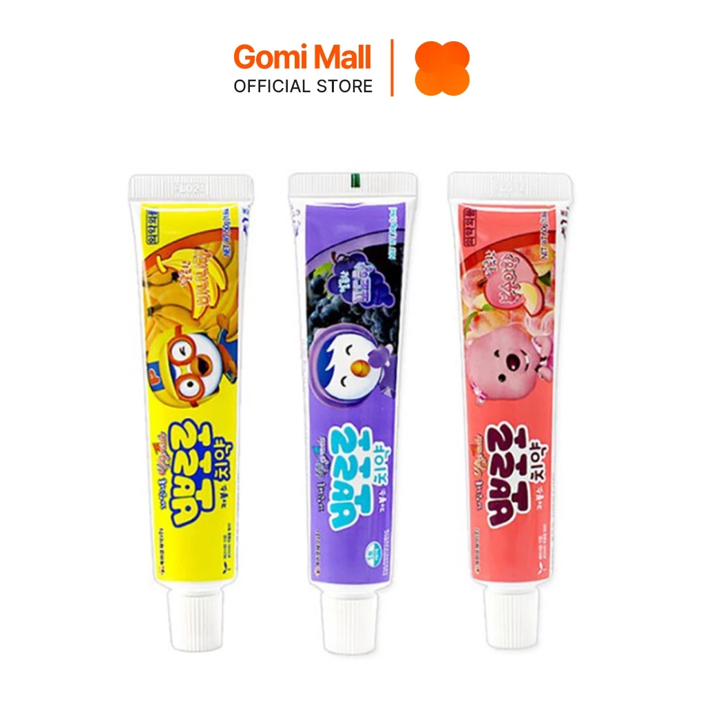 Kem Đánh Răng Không Chứa Florua Cho Trẻ Em Pororo Toothpaste 50g