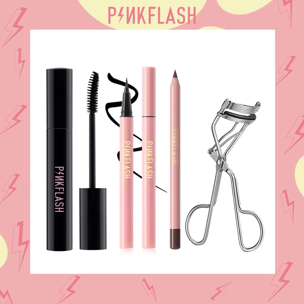 Bộ 4 mỹ phẩm trang điểm mắt PINKFLASH lâu trôi chống thấm nước thời trang