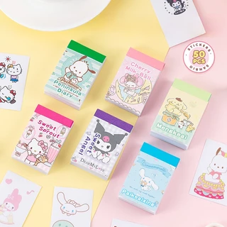 50 Sticker Sanrio Dán Trang Trí Sổ Tay