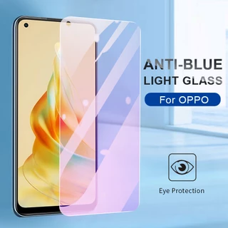 Kính Cường lực Chống Tia Sáng Xanh cho OPPO A58 A98 A18 A38 A79 Reno 8T 8Z 8 7 5 6 6Z 7Z 3 4 Pro A5S A54 A74 A12 A31 A52 A55 A93 A53 A53s A33 A5 A9 2020 A57 A77s A72 A32 A17 A17k A3s A15 A15S A16 A16K A16e Full Màn Bảo Vệ Màn Hình Miếng dán màn hình