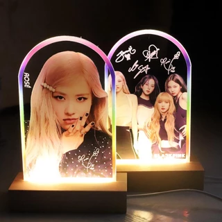 FUHUI Đèn Ngủ Hình LISA BLACKPINK Trang Trí Nhà Cửa