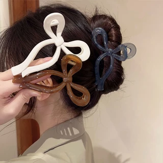 Kẹp tóc nơ AIJOLEN đơn giản phong cách Hàn Quốc thời trang cho nữ