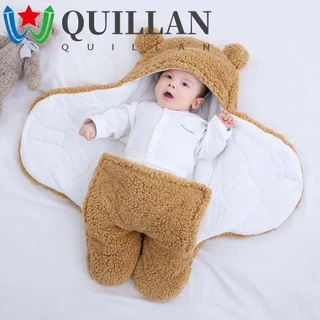 Quillan baby swaddle unisex bộ đồ giường trẻ em mềm mại flannel túi ngủ cho trẻ sơ sinh