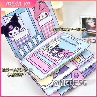 Sanrio Êm Sách Kuromi Giai Điệu Spongebob Nhỏ Mới Doudou Chất Liệu Gói Trò Chơi Thủ Công Sách Êm Sách Dành Cho Trẻ Em Quà Tặng Đồ Chơi Gia Đình miyia