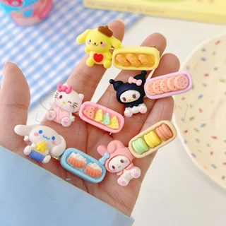 SANRIO Kẹp Tóc Đuôi Vịt Màu Kẹo Dễ Thương Cho Bé Gái