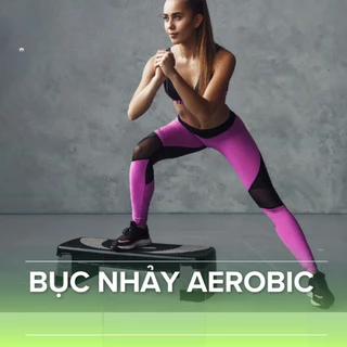 Bục Nhảy Aerobic, Bậc Tập Dậm Nhảy Aerobic Chống Trượt, Kích Thước Lớn, Có Thể Tăng Giảm Chiều Cao Bục