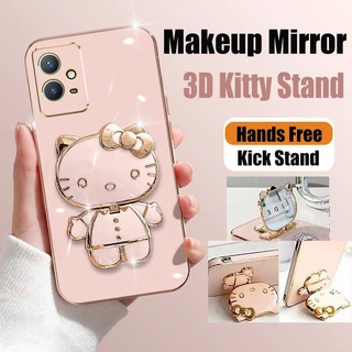 Ốp Điện Thoại Mềm Có Giá Đỡ Hình Hello Kitty 3D Cho Samsung Galaxy A13 4G A13 5G A21 A20s A22 4G M32 4G A23 5G A20 A30 DY1