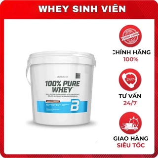 [Chính hãng] Thực phẩm bổ sung tăng cơ bắp BioTechUSA Pure Whey (4000g, 142 Servings) giảm đau nhức, cung cấp dinh dưỡng