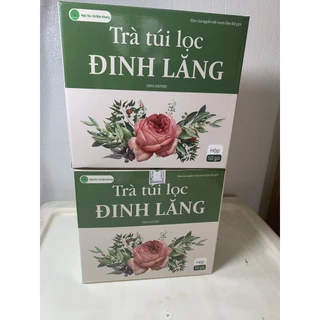 Trà đinh lăng túi lọc [Hộp 50 túi], đinh lăng khô, dưỡng não, rối loạn tiền đình, thiếu máu, hoa mắt