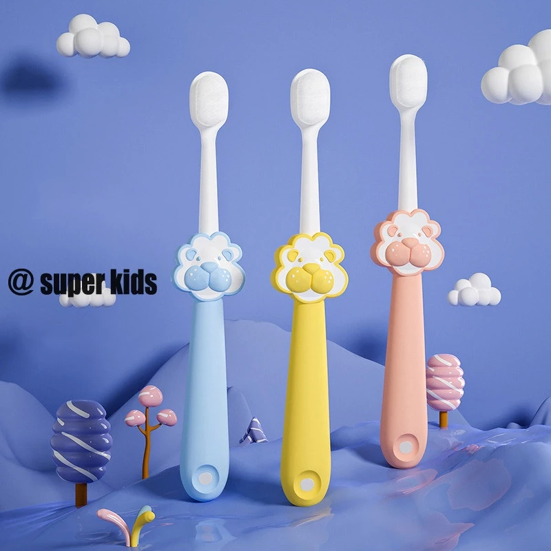 SUPER KIDS Bàn Chải Đánh Răng Lông Mềm Cho Bé 2... 10 Tuổi