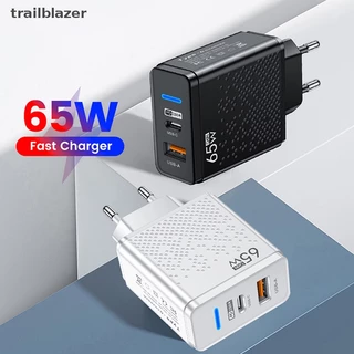 Củ Sạc Nhanh 65W USB Chuyên Dụng Cho iPhone Xiaomi 12 Samsung Huawei QC 3.0