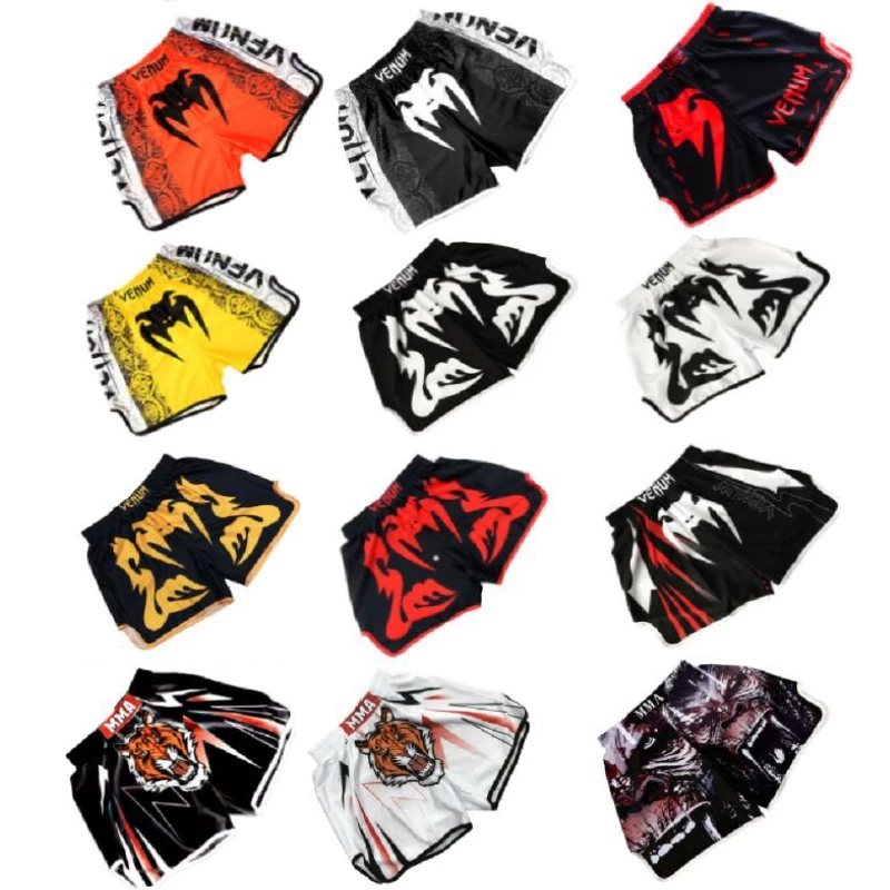 Mới Set Quần Short + Quần Short Tập Boxing / Muay Thái + MMA Cho Nam Và Nữ