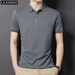 Áo Thun Polo Cotton Tay Ngắn 7 Màu Trơn Đơn Giản Thời Trang Cho Nam