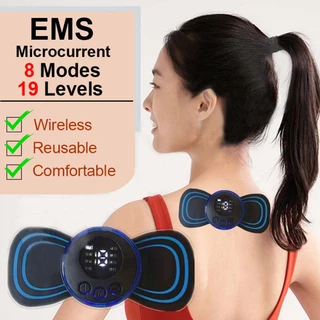 Mini Electric Neck Massager Cervical Shoulder Body Massager Muscle Pain Relief Shoulder Stickers