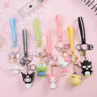 Móc Khóa Cao Su Pvc Mềm Hình Sanrio Sanrio Nhật Bản Kuromi hellokitty My Melody Cinnamoroll HSU