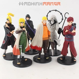 Mô hình 6 nhân vật Naruto trưởng thành Kakashi Sasuke Itachi Gaara Sakura Minato Rock Lee Nara Shikamaru Hinata Boruto