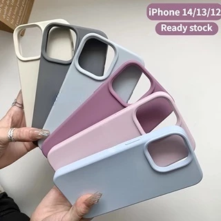 Ốp Điện Thoại Silicon Cát Chảy Màu Hồng Cho iphone 14 13 12 PRO 78 SE2 X XS Max XR 8 7 plus 11 PRO Max