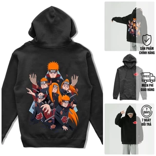 Áo Hoodie Nam Nữ NARUTO 5 Vải Nỉ Ngoại Dầy Nón 2 Lớp Tay Bo Gân, Anam Store