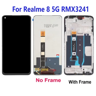 < Với Khung > Zin Màn Hình điện thoại Cho Realme 8 4G / 5G LCD thay thế màn hình