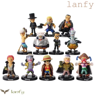 Set 12 mô hình đồ chơi nhân vật hoạt hình One Piece chất lượng cao