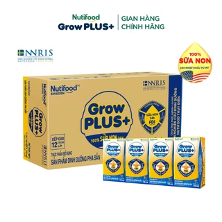 Thùng Sữa GrowPLUS+ Sữa vàng 110ml  (48 Hộp x 110ml) Nutifood