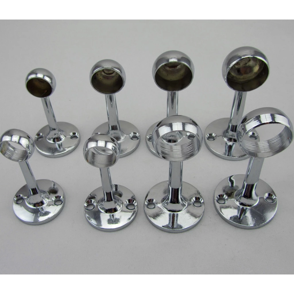 Giá Đỡ  inox trụ Đỡ Khăn Ống inox Không Gỉ 19mm- 22mm-25mm Phụ Kiện Giá Đỡ Ống Tròn tặng kèm vít nở