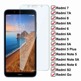 Kính Cường Lực Bảo Vệ Màn Hình Chống Nổ Cho Xiaomi Redmi 7A 7 8 8A 6 6A S2 Go Redmi 5 Plus Note 5 5A 6 Pro Glas ECO6