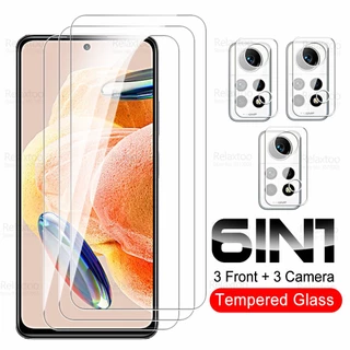 Kính Cường Lực Bảo Vệ Camera 6 Trong 1 Cho Xiaomi Redmi Note 12 Pro Redme Note12 S 12Pro 12S 4G