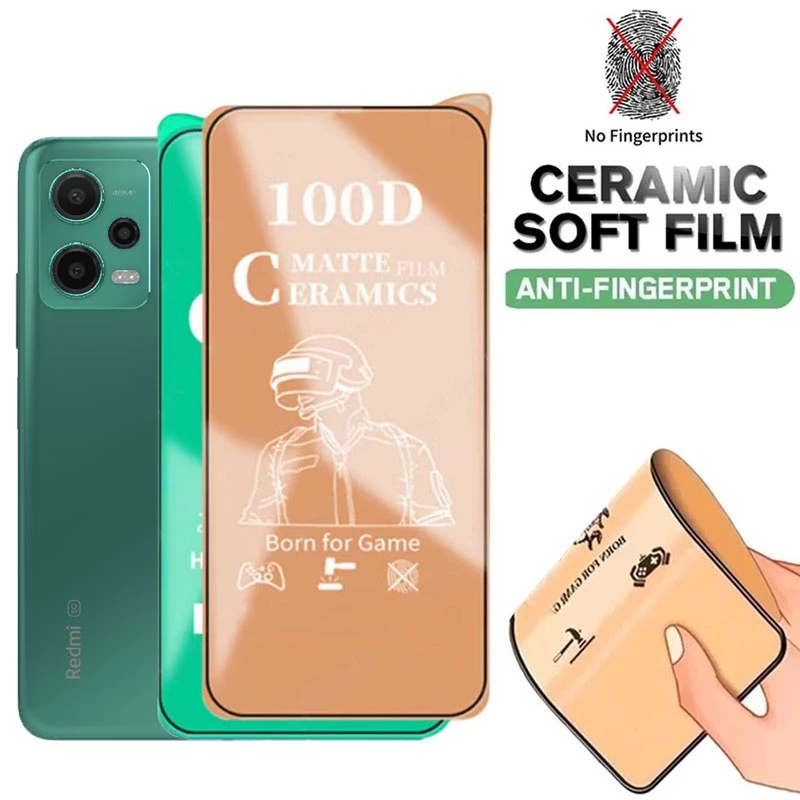 kính cường lực mềm dẻo toàn màn hình cho Redmi Note 13 12 12s Pro+ Plus 5G 4G 2024