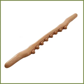 Dụng cụ massage trị liệu bằng gỗ 8 hạt shiatsu trigger point dụng cụ massage trị liệu bằng gỗ cho massage lưng cổ và chân kouvn