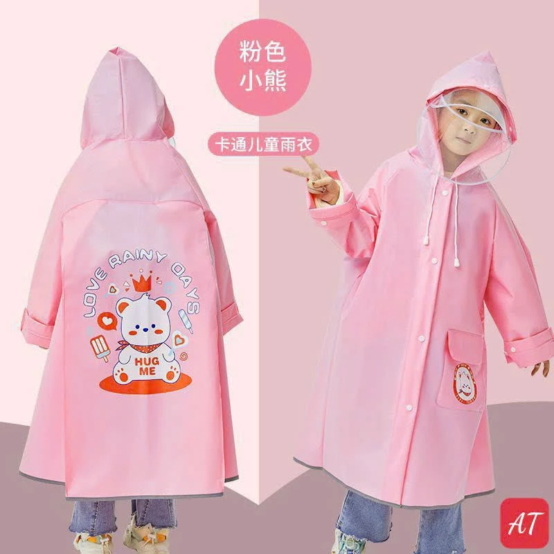 [MẪU MỚI]Áo Mưa Trẻ Em Nam Nữ Hoạt Hình Dễ Thương Chống Thấm Nước Toàn Thân