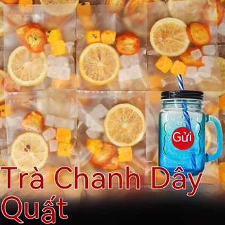 Trà Chanh Dây Quất Chanh Chanh Gói Nhỏ Độc Lập Trà Trái Cây Quất Kết Hợp Trà Lạnh