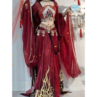 Exotic Style western COSPLAY Costume Dunhuang Non-Hanfu Chinese Elements