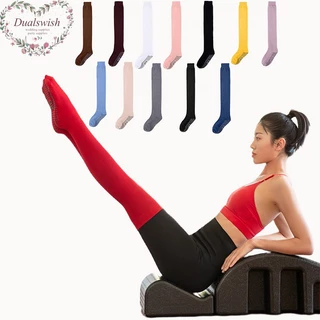 Dualswish Vớ Thể Thao Dài Đến Đầu Gối Chống Trượt Tập yoga Chạy Bộ Chuyên Nghiệp Dành Cho Nữ