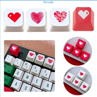 Bàn phím cơ chơi game ổn định keycaps r4 chiều cao keycap hình trái tim