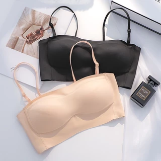 Invisible strapless underwear ultra-thin anti-exposure non-slip tube top bra