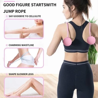 Dây nhảy không dây Saki starhome bóng to hỗ trợ tập gym, nhảy dây, thể dục giảm cân tại nhà