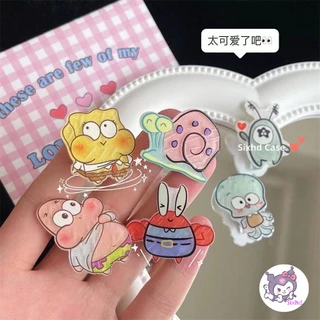 Ốp Điện Sixhd Thoại Họa Tiết Hoạt Hình Cartoon Dễ Thương Kèm Giá Đỡ Cho iPhone