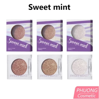 Hộp Nhũ Mắt Bắt Sáng SWEET MINT Kin Tuyến Bling Trang điểm Nổi Bật