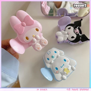 Dễ thương Sanrio kuromi của tôi giai điệu cinnamoroll tóc Clip cuộn tóc clip phim hoạt hình phụ kiện tóc cho GIRLS-rosser2