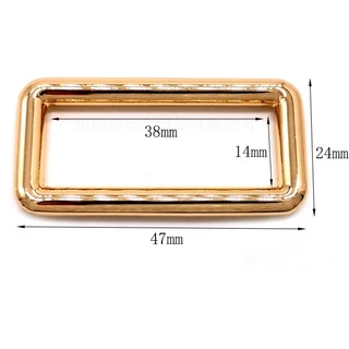 Khoen chữ nhật đúc 3.8cm vàng ( lọt lòng) 18k/1 cái