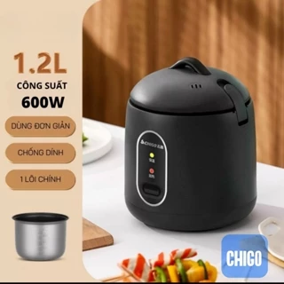 (NỒI ĂN 1 NGUÒI) NỒI CƠM ĐIỆN ĐA NĂNG MINI CHIGO,NỒI NẤU ĐA NĂNG, HẦM CHÁO, HẤP XÀO LUỘC TIỆN LỢI,