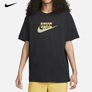 Nike Nam Lớn LOGO Graffiti In Thể Thao Thường Ngày Thoáng Khí Áo Thun Ngắn Tay Nữ Nửa Tay Top DR7964