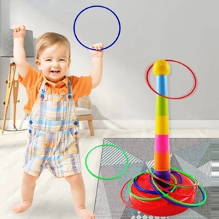 CIRCLE RING THROWING TOSS GAME KIDS INDOOR OUTDOOR PARTY GAMES TOY CHILDREN EDUCATIONAL TOYS