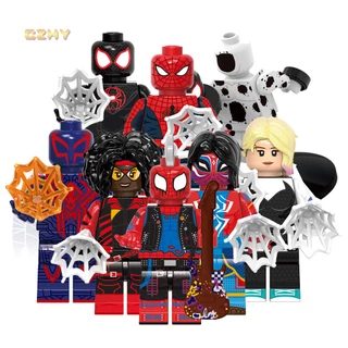 Mô Hình Đồ Chơi Nhân Vật Siêu Anh Hùng Jessica Drew The Spider-Verse Spot Punk Miles Morales Gwen Stacy