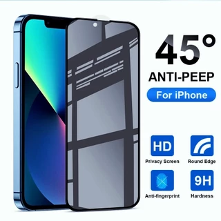 Kính Cường Lực 10d Bảo Vệ Toàn Màn Hình Chống Nhìn Trộm Cho iphone 14 13 12 11 pro max plus mini 6 6s 7 8 plus se x xr xs max