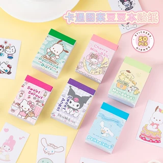 Set 50 sticker sanrio family Dán Trang Trí Dễ Thương