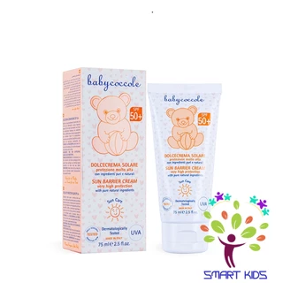 Kem chống nắng Babycoccole 0M+ an toàn cho trẻ sơ sinh & em bé da nhạy cảm SPF 50+ 75ml